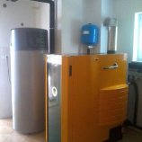 Kombiniran kotel na pelete in polena 25 KW Centrometal, stranka: Mrvič, Leskovec pri Krškem
